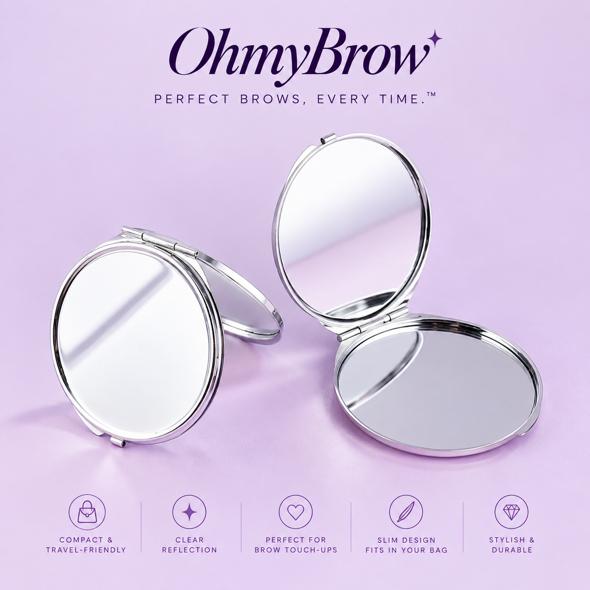 OhmyBrow Compact Beauty Mirror