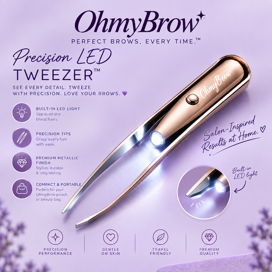 OhmyBrow Premium LED Beauty Tweezer